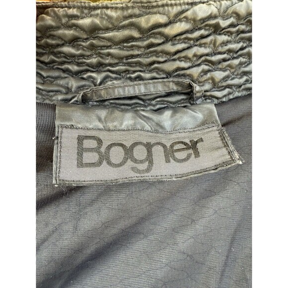 BOGNER Black Quilted Textured Nylon Jacket No Size - Picture 8 of 8